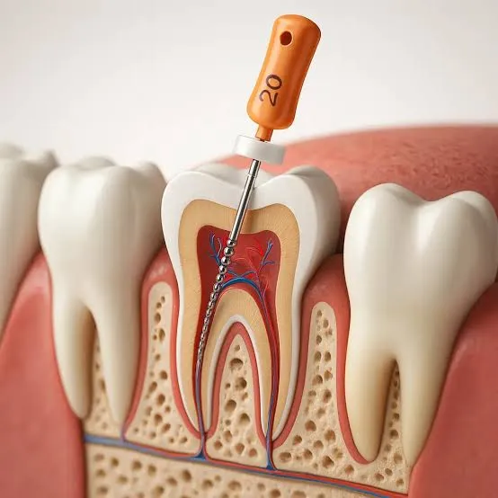 Root canal treatment procedure at Blossom Dental Clinic Ahmedabad