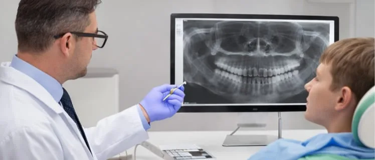Consultation with orthodontist