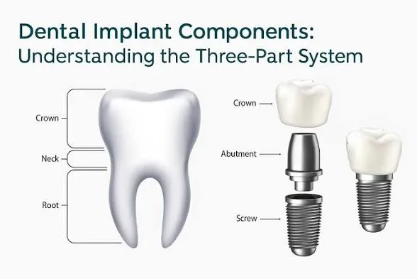 Components of dental implant