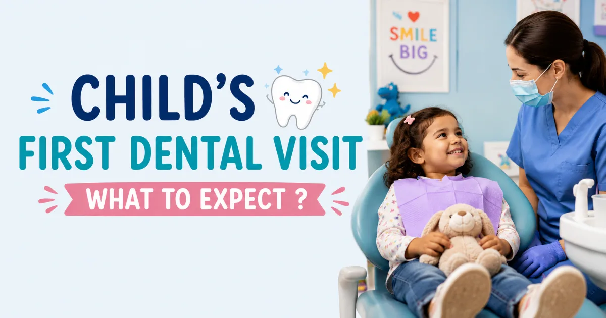 Child's first dental visit : What to expect ?